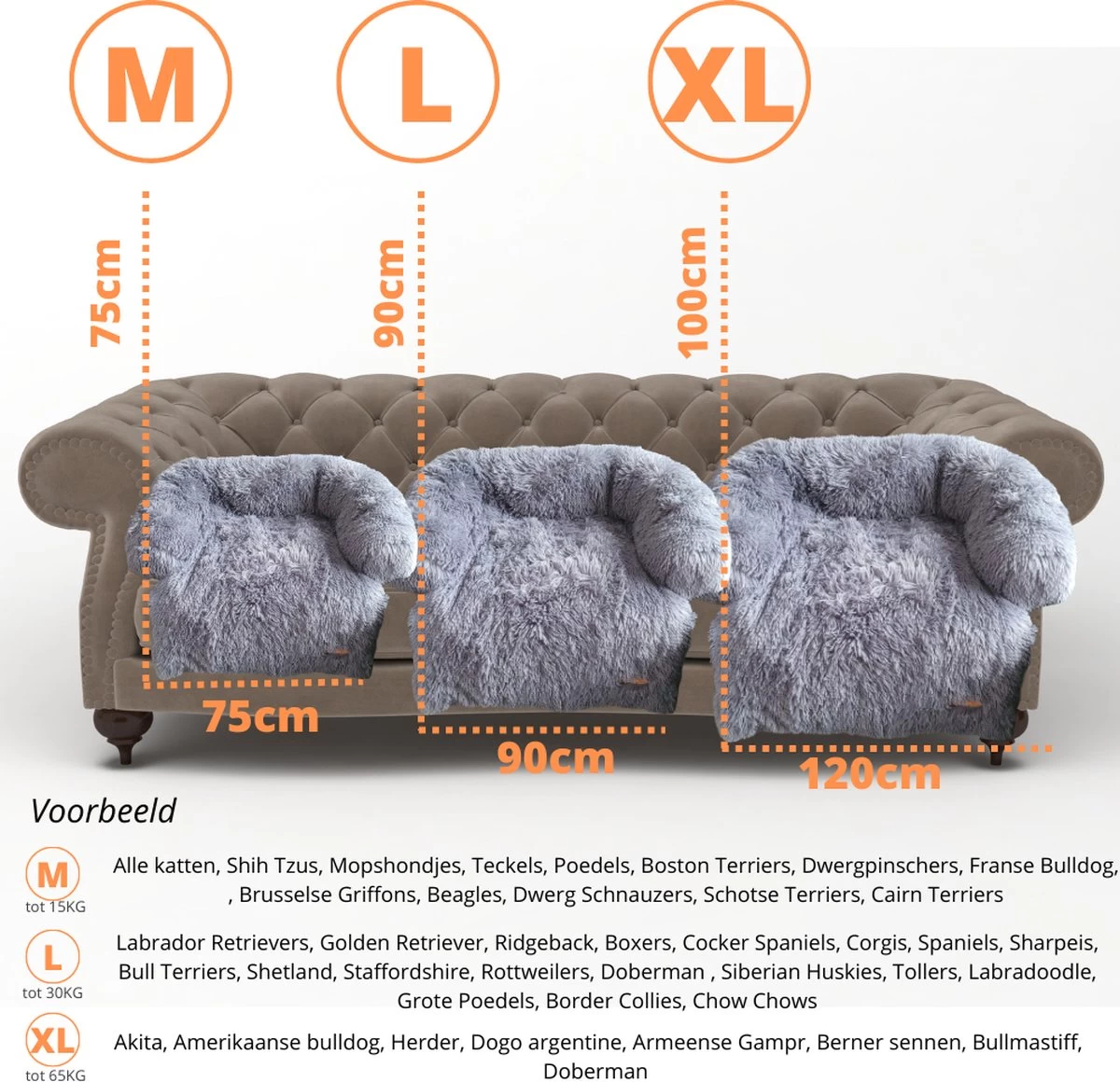 Origineel Hondendeken Voor Bank– Hondenkleed Fluffy – Pluche Hondenbed - Hondenmand Premium - Volledig Afritsbaar 10 Origineel Hondendeken Voor Bank– Hondenkleed Fluffy – Pluche Hondenbed - Hondenmand Premium - Volledig Afritsbaar - Afbeelding 8