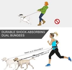 BOTC Looplijn Hond Met Heupriem Voor Hardlopen - Hondenriem - Zwart -Katten Hondenbenodigdheden Winkel 1200x1161 5