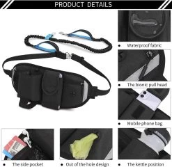 BOTC Looplijn Hond Met Heupriem Voor Hardlopen - Met Drinkbak Hond - Hondenriem - 1 Roll Poep Zakjes - Zwart 13 BOTC Looplijn Hond Met Heupriem Voor Hardlopen - Met Drinkbak Hond - Hondenriem - 1 Roll Poep Zakjes - Zwart -Katten Hondenbenodigdheden Winkel 1200x1167 5