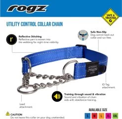 Rogz Utility Sliphalsband Ketting Zwart - - 45-70x2.5 Cm 15 Rogz Utility Sliphalsband Ketting Zwart - - 45-70x2.5 Cm -Katten Hondenbenodigdheden Winkel 1200x1171
