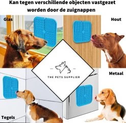 The Pets Supplier - Likmat Voor Hond - 2 Siliconen Likmatten Met 1 Spatel - Slowfeeder - Voermat -Katten Hondenbenodigdheden Winkel 1200x1173