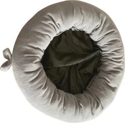 Pochon Pet - Ronde Kattenmand - Rond Kattenkussen - Ronde Hondenmand - Donut - Superzacht - Grijs - 50cm - 50 X 50 X 12 Cm -Katten Hondenbenodigdheden Winkel 1200x1174 7