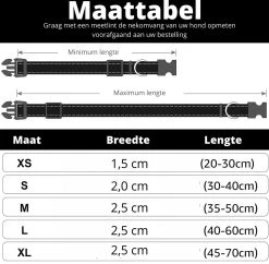 Halsband Hond - Reflecterend - Zwart - Maat M - Oersterk - Waterdicht - Hondenhalsband - Met Veiligheidssluiting - Geschikt Voor Iedere Hondenriem - Voor Middelgrote Honden -Katten Hondenbenodigdheden Winkel 1200x1175