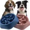 CuraCanin - Anti Schrokbak Hond - Slow Feeder - Anti Schrok Voerbak Hond - Slow Bowl Eat Slow - Anti Schrokbak Kat – Blauw -Katten Hondenbenodigdheden Winkel 1200x1177 1