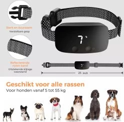 Amaeze Anti Blafband - Opvoedingshalsband Zonder Schok En Diervriendelijk – Blafband Voor Honden – Opvoedingshalsbanden - Voor Kleine En Grote Honden - Antiblafband Zonder Schok Waterdicht - Oplaadbaar - Vibratie En Audio -Katten Hondenbenodigdheden Winkel 1200x1179 3