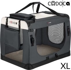 Cadoca Honden & Katten Reismand XL - 81x56x58cm - Antraciet