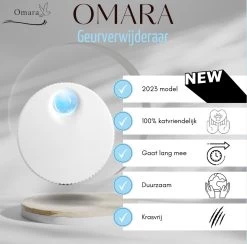 Omara Geurverdrijver – Kattenbak Geurverdrijver – 2023 Model- Oplaadbaar – 100% Krasvrij- Geurverwijderaar- Slimme Sensor -Katten Hondenbenodigdheden Winkel 1200x1186