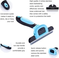 IGOODS - Verzorgingsborstel Voor Honden En Katten - Blauw -Katten Hondenbenodigdheden Winkel 1200x1186 3