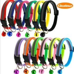 Merkloos Kattenhalsband Met Belletje - Reflecterend - Verstelbaar - 19 / 32 Cm - Halsband Kat - Kattenbandje - Cat - Kitten - Katten Halsband - Zwart -Katten Hondenbenodigdheden Winkel 1200x1186 9