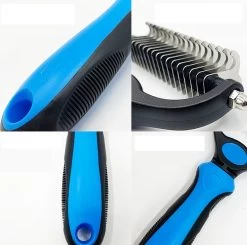 Merkloos 2 Zijdige Ondervacht Hondenkam - Hondenborstel Kortharig/Langharig - Kattenkam - Klittenkam Kat/Hond - Kattenborstel - 10 Cm. -Katten Hondenbenodigdheden Winkel 1200x1189 4