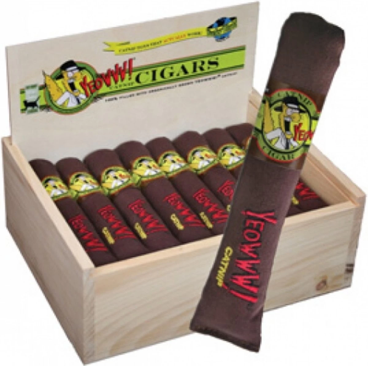 Yeowww Cigar Original Singles – Kattenspeeltjes Met De Meest Krachtige Catnip Ter Wereld! – Speelgoed Voor Katten Met Kattenkruid – Onweerstaanbaar – 17.7 Cm – Bruin 5 Yeowww Cigar Original Singles – Kattenspeeltjes Met De Meest Krachtige Catnip Ter Wereld! – Speelgoed Voor Katten Met Kattenkruid – Onweerstaanbaar – 17.7 Cm – Bruin - Afbeelding 3