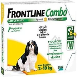 Frontline Combo - Anti Vlooienmiddel En Tekenmiddel - 2 Tot 10 Kg - Hond - 6 Pipetten -Katten Hondenbenodigdheden Winkel 1200x1193 2