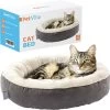 Petville Kattenmand - 50 Cm - Wasbaar - Donut - Waterbestendig - Grijs -Katten Hondenbenodigdheden Winkel 1200x1195 14