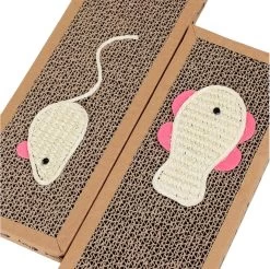 Krabmat Voor Katten - Krabplank- Incl. Kattenkruid - Karton - 38x12,5x1,8 Cm -Katten Hondenbenodigdheden Winkel 1200x1196 12