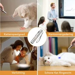 DOWO® - Laserpen - USB Oplaadbaar - Kattenspeeltjes - 7 Verschillende Standen - Laserlampje - RVS Zilver - Laser Pointer 14 DOWO® - Laserpen - USB Oplaadbaar - Kattenspeeltjes - 7 Verschillende Standen - Laserlampje - RVS Zilver - Laser Pointer -Katten Hondenbenodigdheden Winkel 1200x1197 25