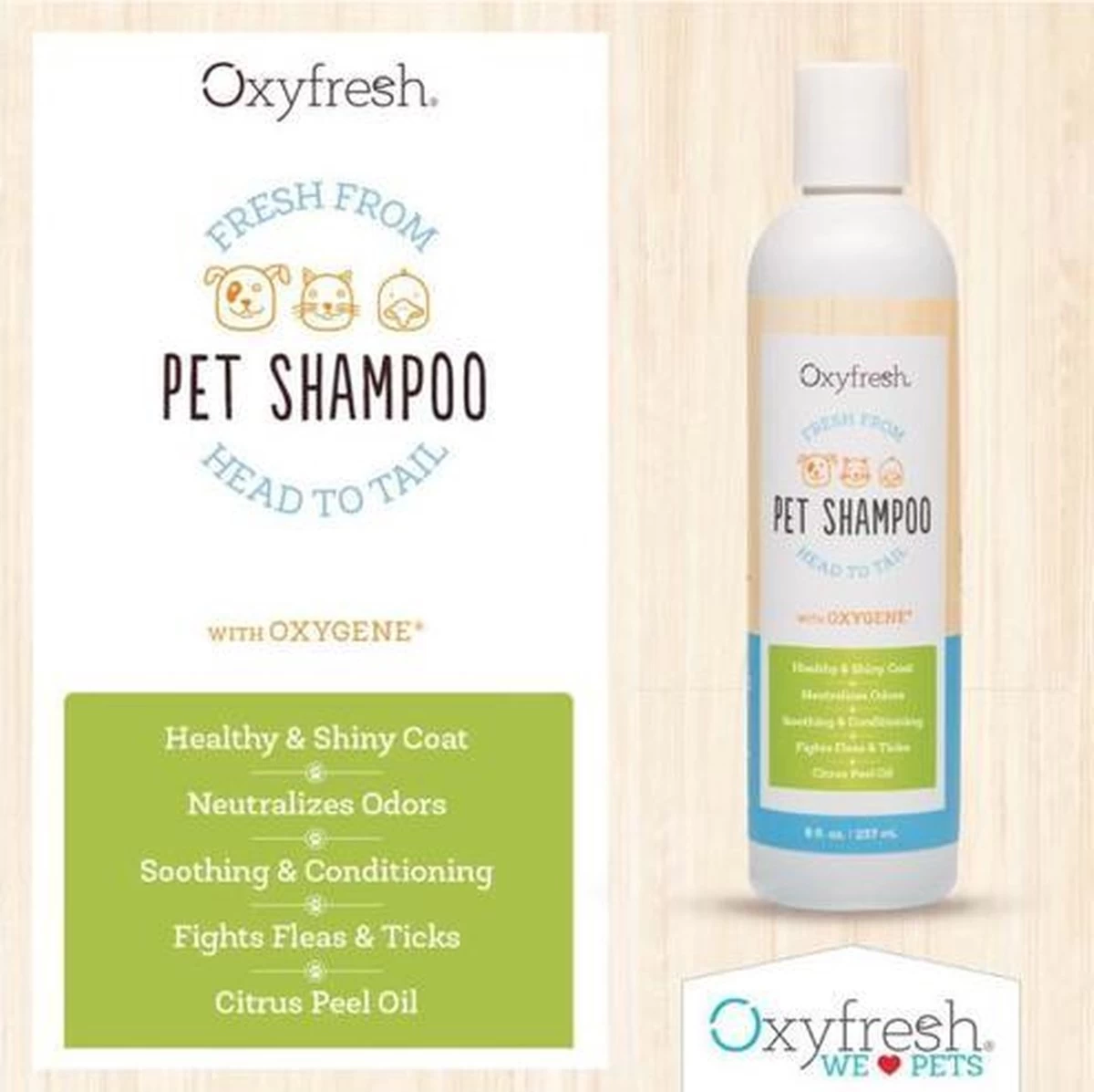 Oxyfresh Pets Hondenshampoo & Kattenshampoo - 237ml - Diervriendelijke Shampoo Voor Honden En Katten Zonder Irriterende Bestanddelen 5 Oxyfresh Pets Hondenshampoo & Kattenshampoo - 237ml - Diervriendelijke Shampoo Voor Honden En Katten Zonder Irriterende Bestanddelen - Afbeelding 3
