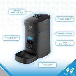 Pretty Paws PP002 Professionele Automatische Voerbak - Instelbaar Voedingsschema - Voerautomaat - Voerbak Kat Automatisch -Katten Hondenbenodigdheden Winkel 1200x1199 13