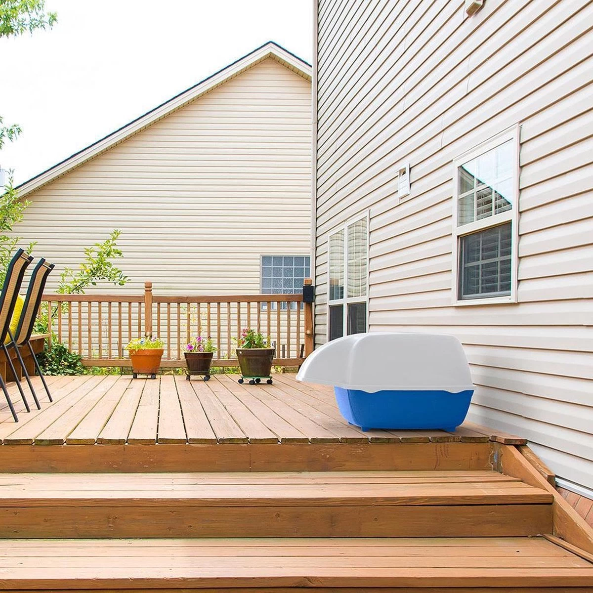 Ferplast Cosmic Outdoor - Kattenbak - Assorti - 73,5 X 43,5 X 41 Cm 6 Ferplast Cosmic Outdoor - Kattenbak - Assorti - 73,5 X 43,5 X 41 Cm - Afbeelding 4