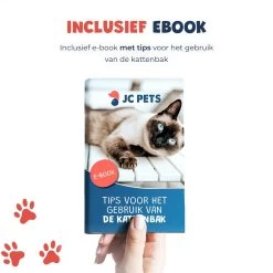 JC Pets Premium Kattenbak Systeem - Inclusief 2.5KG / 4L Kattenbakvulling - Zelfreinigend -Katten Hondenbenodigdheden Winkel 1200x1200 1046