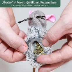 Pfotenolymp® Interactief Kattenspeelgoed / Speeldoos Met Speelballen & Speelmuis - Houten Speelgoed Voor Katten - Mollenspel / Vangspel / Jachtspel -Katten Hondenbenodigdheden Winkel 1200x1200 1055