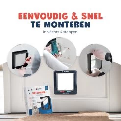 JC Pets Premium Kattenluik - Inclusief Tunnel - 4 Vergrendelingsstanden - Zwart - 20 X 19 X 5.5 Cm - Waterdicht -Katten Hondenbenodigdheden Winkel 1200x1200 1071