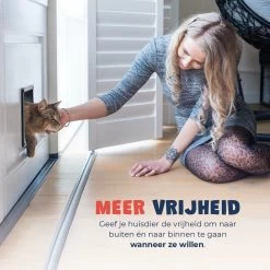 JC Pets Premium Kattenluik - Inclusief Tunnel - 4 Vergrendelingsstanden - Zwart - 20 X 19 X 5.5 Cm - Waterdicht -Katten Hondenbenodigdheden Winkel 1200x1200 1076