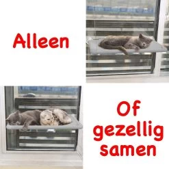 Merkloos Kattenhangmat - Kattenbed - Hangmat Kat Raam Ook Voor Radiator En Deur - Kattenmand Raam En Radiator - Katten Hangmat - Radiatorhangmat Kat Kattenstoel - Tijdelijk Met Extra Hangmat Hoes -Katten Hondenbenodigdheden Winkel 1200x1200 1154