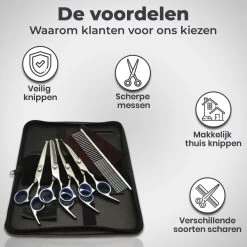 VoordeelShop 7-Delige Huisdier Knipset Met Etui - Trimmen Hond - Honden Schaar - Effileerschaar Hond - Huisdier Trimmer - Huisdier Knippen - Knipschaar Haar - Haar Schaar - Kapper - Kapperset - Scharenset -Katten Hondenbenodigdheden Winkel 1200x1200 13