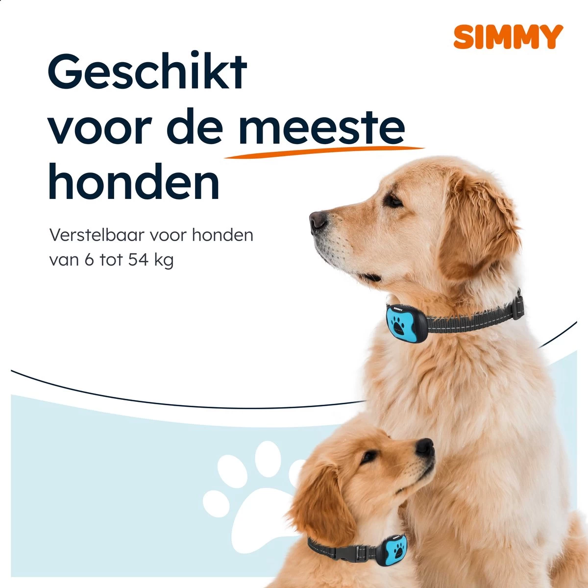 Simmy Anti Blafband - Diervriendelijke Opvoedingshalsband - Zwart En Blauw - Diervriendelijk - Zonder Schok - Anti Blaf Band Voor Grote En Kleine Honden 10 Simmy Anti Blafband - Diervriendelijke Opvoedingshalsband - Zwart En Blauw - Diervriendelijk - Zonder Schok - Anti Blaf Band Voor Grote En Kleine Honden - Afbeelding 8