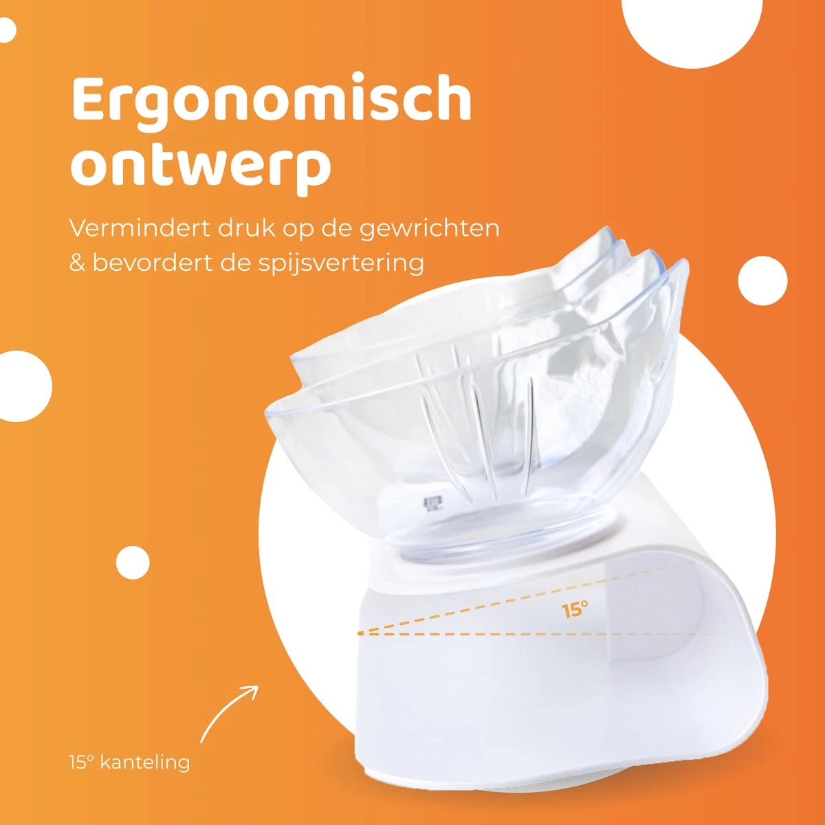 ACE Pets Ergonomische Voerbak Kat - Kattenvoerbakjes - Drinkbak Kat - Kat Voerbak 4 ACE Pets Ergonomische Voerbak Kat - Kattenvoerbakjes - Drinkbak Kat - Kat Voerbak - Afbeelding 2