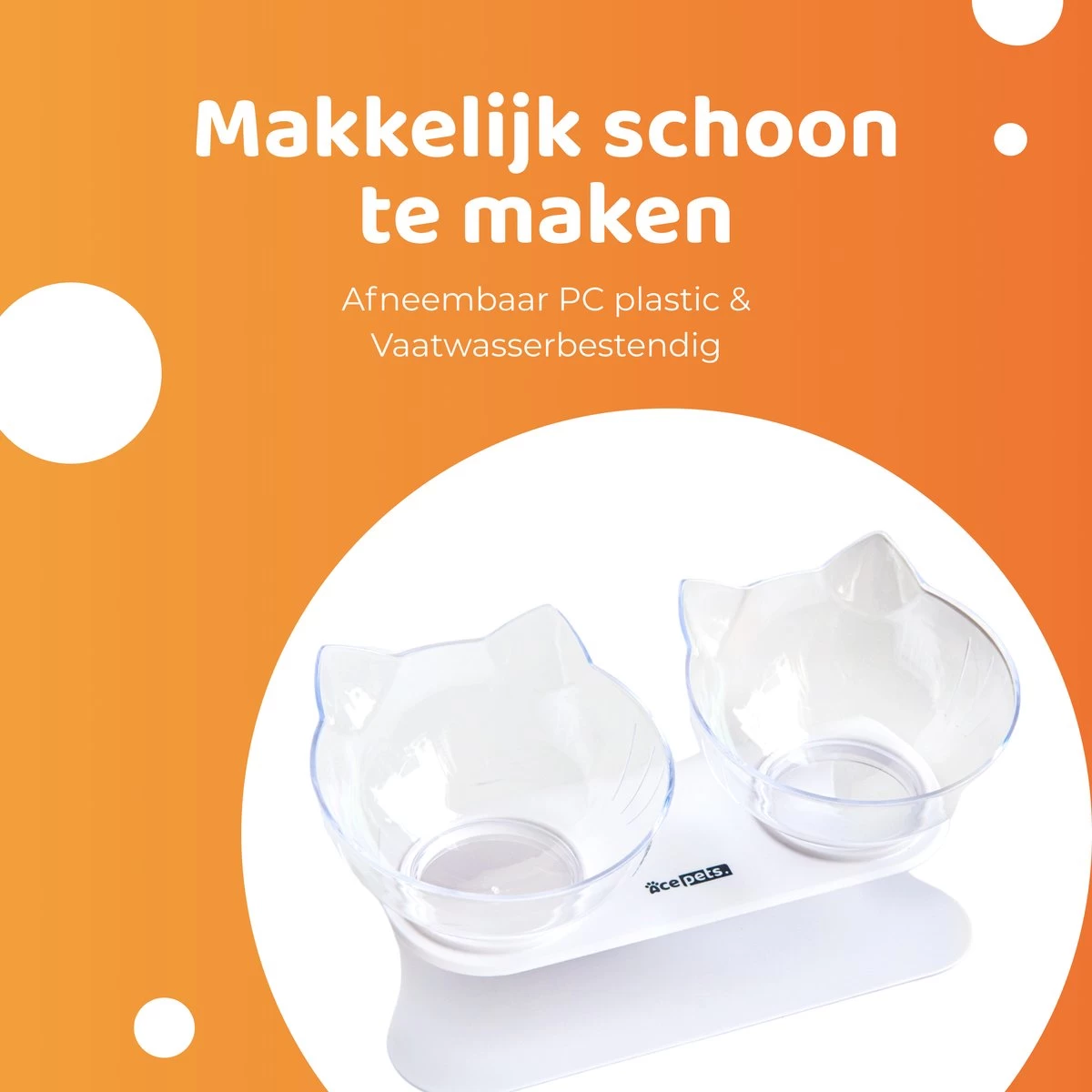 ACE Pets Ergonomische Voerbak Kat - Kattenvoerbakjes - Drinkbak Kat - Kat Voerbak 6 ACE Pets Ergonomische Voerbak Kat - Kattenvoerbakjes - Drinkbak Kat - Kat Voerbak - Afbeelding 4
