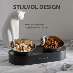 PETKIT® Fresh Nano Metal - Voerbak Kat - Ergonomisch - Verstelbare Drinkbak – RVS -Katten Hondenbenodigdheden Winkel 1200x1200 177