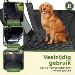 J.E Hondendeken Auto - Beschermhoes Achterbank - Hondendeken Auto Achterbank - Autodeken Hond - 147 X 137 Cm -Katten Hondenbenodigdheden Winkel 1200x1200 179