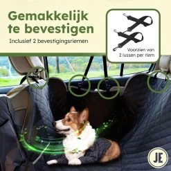 J.E Hondendeken Auto - Beschermhoes Achterbank - Hondendeken Auto Achterbank - Autodeken Hond - 147 X 137 Cm -Katten Hondenbenodigdheden Winkel 1200x1200 180