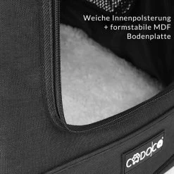 Cadoca Hondenrugzak - Tot 12kg Draagcomfort Verstelbaar - Zwart 32 Cadoca Hondenrugzak - Tot 12kg Draagcomfort Verstelbaar - Zwart -Katten Hondenbenodigdheden Winkel 1200x1200 189