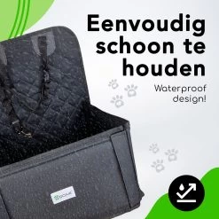 Doxie® Autostoel Hond – Autostoelhoes – 2 In 1 – Opvouwbaar – Antislip – 45 X 45 Cm – Inclusief Autogordel En Opbergtas – Zwart -Katten Hondenbenodigdheden Winkel 1200x1200 23