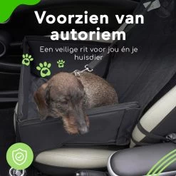 Doxie® Autostoel Hond – Autostoelhoes – 2 In 1 – Opvouwbaar – Antislip – 45 X 45 Cm – Inclusief Autogordel En Opbergtas – Zwart -Katten Hondenbenodigdheden Winkel 1200x1200 24