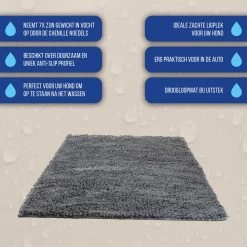 Royal Dry Deurmat Voor Huisdieren – Hondenmat Voor In De Auto – Ideale Zachte Ligplaats Voor Honden – 66x91 Cm (maat M) – Microfiber Chenille – Geschikt Voor Honden En Overige Huisdieren -Katten Hondenbenodigdheden Winkel 1200x1200 241