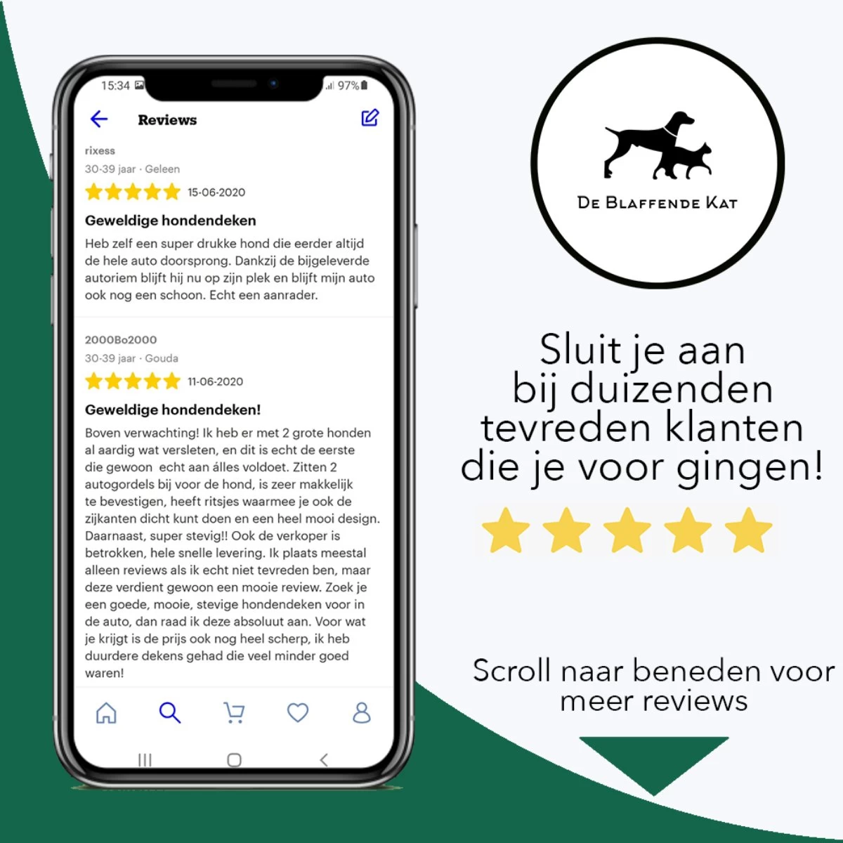 Hondendeken Auto - Kofferbak Beschermhoes Hond - Hondendeken Auto Kofferbak - Zwart/wit 7 Hondendeken Auto - Kofferbak Beschermhoes Hond - Hondendeken Auto Kofferbak - Zwart/wit - Afbeelding 5