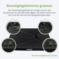 AWEMOZ Hondentoilet Kunstgras - Met 2 Matten En Opvangbak - 64x52x7,5cm - Puppy Pads - Zindelijkheidstraining Hond - Training Pads - Indoor / Outdoor Honden Toilet -Katten Hondenbenodigdheden Winkel 1200x1200 329
