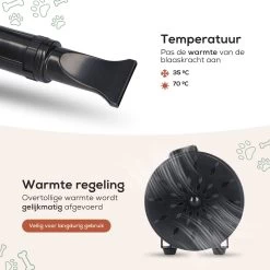 MiMOPETS® Hondenföhn Met 4 Opzetstukken – Waterblazer Voor Honden Met Geluiddemper -Hondendroger - Zwart -Katten Hondenbenodigdheden Winkel 1200x1200 467