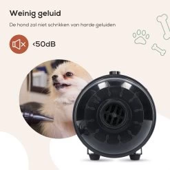 MiMOPETS® Hondenföhn Met 4 Opzetstukken – Waterblazer Voor Honden Met Geluiddemper -Hondendroger - Zwart -Katten Hondenbenodigdheden Winkel 1200x1200 468