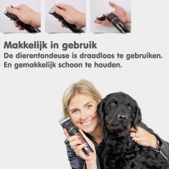 Tjilla Professionele Dieren/honden Tondeuse Set Extra Krachtig - Honden Trimmer - Lang Of Kortharige Huisdieren Katten & Honden - Draadloos - Weinig Geluid -Katten Hondenbenodigdheden Winkel 1200x1200 496