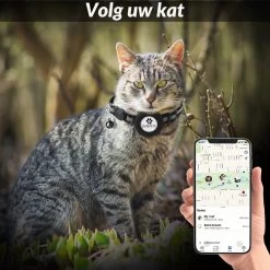 Kattenhalsband Airtag Met Adreskoker Kat & Veiligheidssluiting - Halsband Kat & Kitten - Kattenbandje Met Belletje - Reflecterend - Zwart - Airtag Houder & Adreskoker - Voor Grote & Kleine Katten -Katten Hondenbenodigdheden Winkel 1200x1200 51