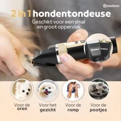Woodoro Professionele 2-in-1 Hondentondeuse Voor Dikke Vacht – Draadloze Honden Tondeuse & Hondentrimmer – Stille Tondeuse Katten & Honden Trimset -Katten Hondenbenodigdheden Winkel 1200x1200 52