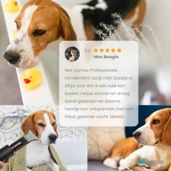 Qumax Professionele Hondenföhn Met 4 Opzetstukken – Waterblazer Voor Honden – Stil Design – Compact En Modern - Zwart -Katten Hondenbenodigdheden Winkel 1200x1200 522