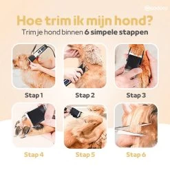 Woodoro Professionele 2-in-1 Hondentondeuse Voor Dikke Vacht – Draadloze Honden Tondeuse & Hondentrimmer – Stille Tondeuse Katten & Honden Trimset -Katten Hondenbenodigdheden Winkel 1200x1200 54