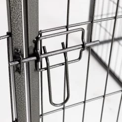 Merkloos Premium Puppyren - 80 Cm Hoog - 640 Cm Omtrek - Hondenren - Hondenhok - Grijs Hamerslag -Katten Hondenbenodigdheden Winkel 1200x1200 601