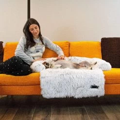 Zootic Fluffy Hondenkussen Hondenmand Hondenbed - Grijs 100 X 90 Cm -Katten Hondenbenodigdheden Winkel 1200x1200 728