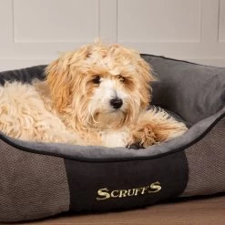 Hondenmand Zacht En Stevig, Anti-Slip En Wasbaar - Scruffs Chester Box Bed - In Grijs En Bruin In Maat S Tot XL - Kleur: Grijs, Maat: Medium -Katten Hondenbenodigdheden Winkel 1200x1200 734